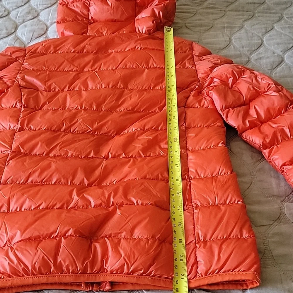 Kids Light Puffer Jacket in Bright Orange